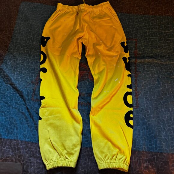 Sp5der Beluga Gold Sweatpants - Picture 2 of 4
